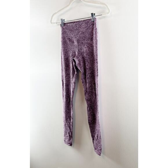 Lululemon Align Leggings Pant II 25" Arabesque Antoinette Smoky Quartz Purple 4 - Picture 7 of 9